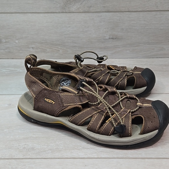 Keen Mens Whisper Outdoor Hiking Fisherman Sandals shoes sz 8.5 main image 5